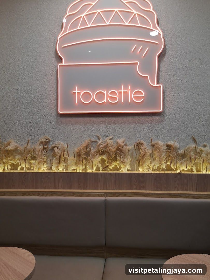 Toastie Neon Sign Interior