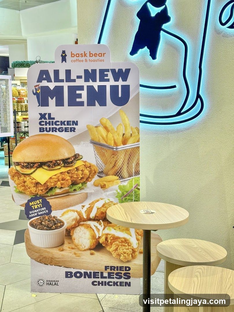 Bask In-Between All-New Menu Display