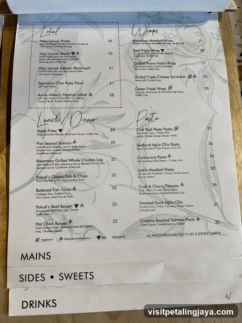 Local Lunch Menu