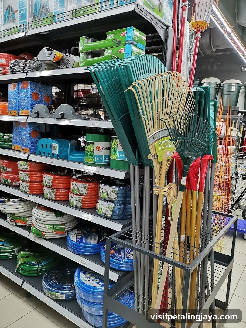 Garden Tools and Supplies Aisle