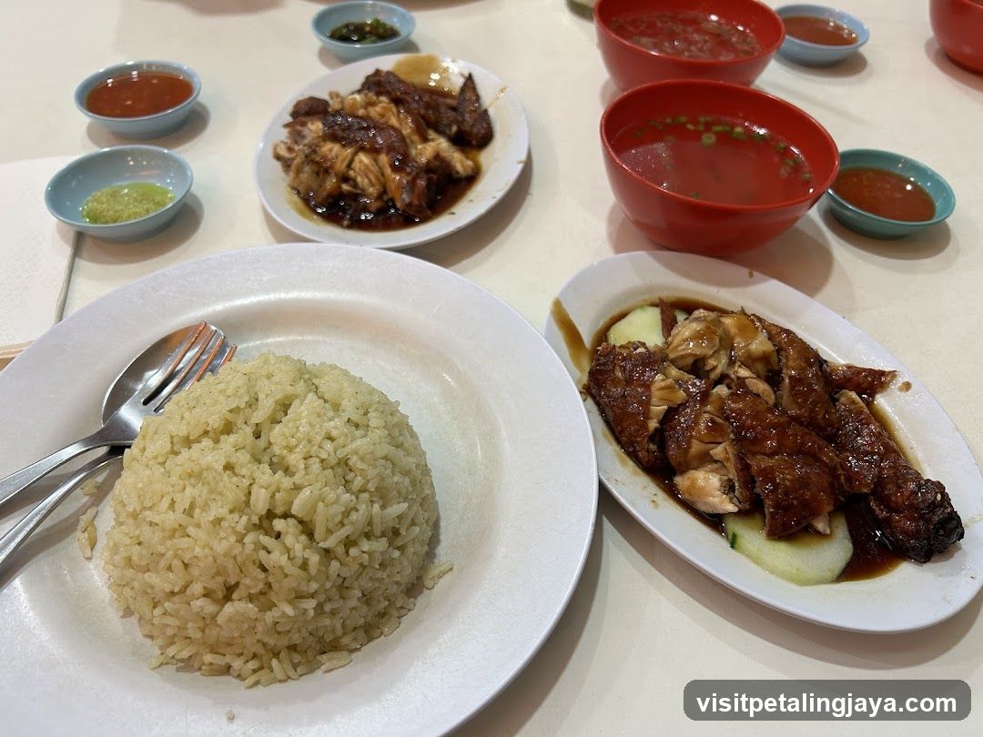 Hainanese Chicken Rice Meal