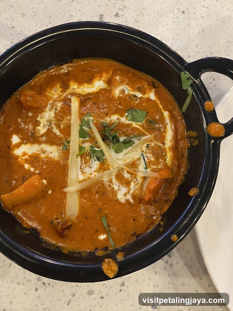 Curry Dish in Black Bowl