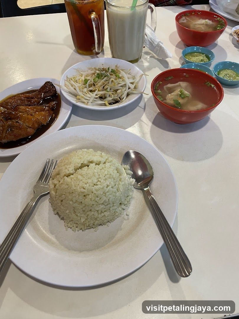 Dining Table with Chinese Food