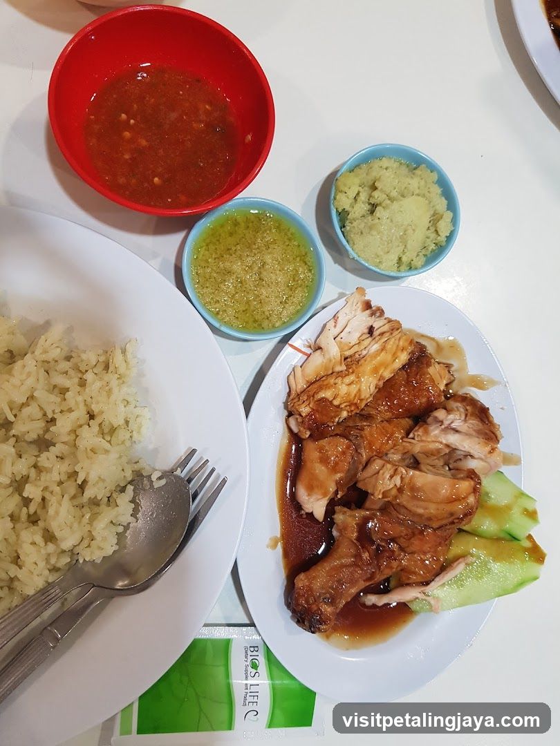 Hainanese Chicken Rice Meal