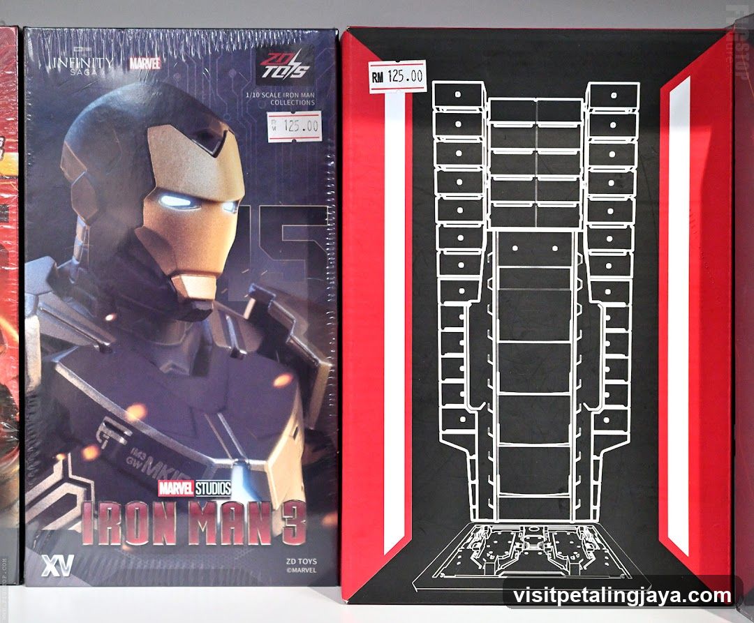 Iron Man 3 and Iron Man 2 Toy Boxes