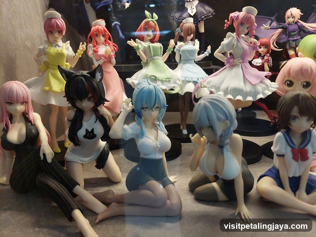 Anime Figure Collection Display