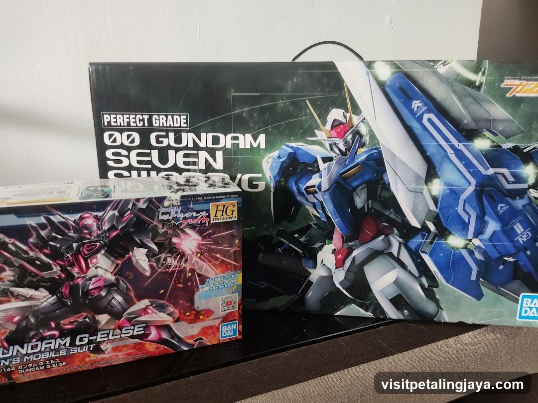 Gundam Model Boxes Display