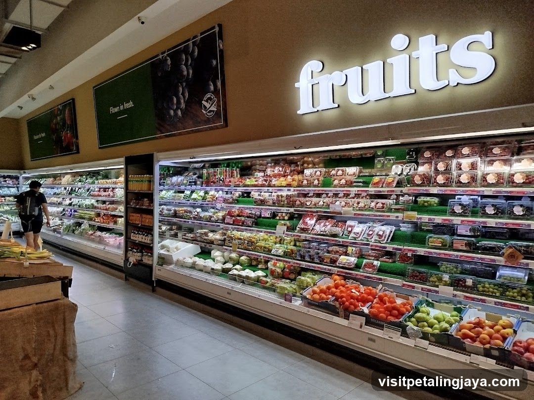 Fruits Section in Grocery Store