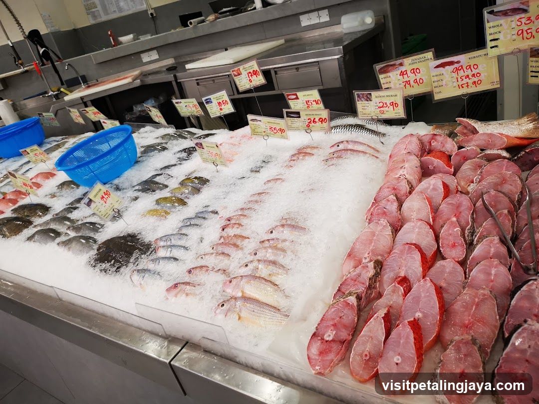 Fresh Fish Market Display