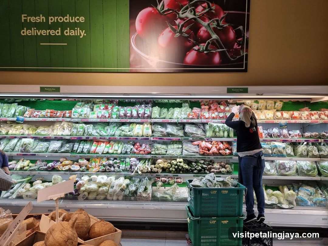 Grocery Store Produce Section