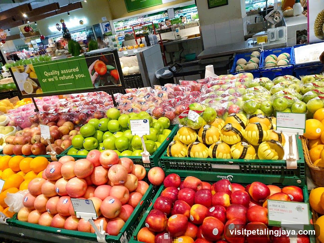 Fruit Display in Grocery Store