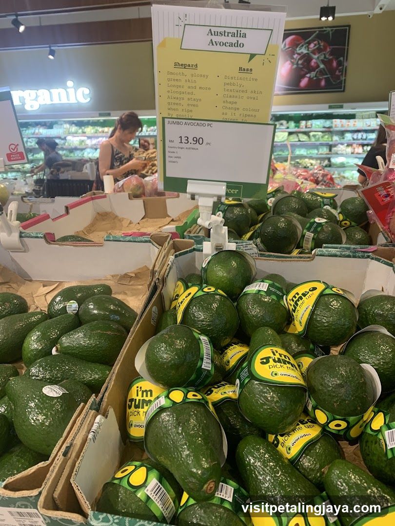 Avocado Display in Grocery Store
