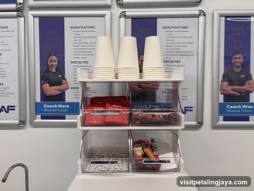 Fitness Center Snack Station