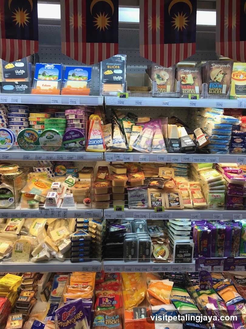 Cheese Section in Store