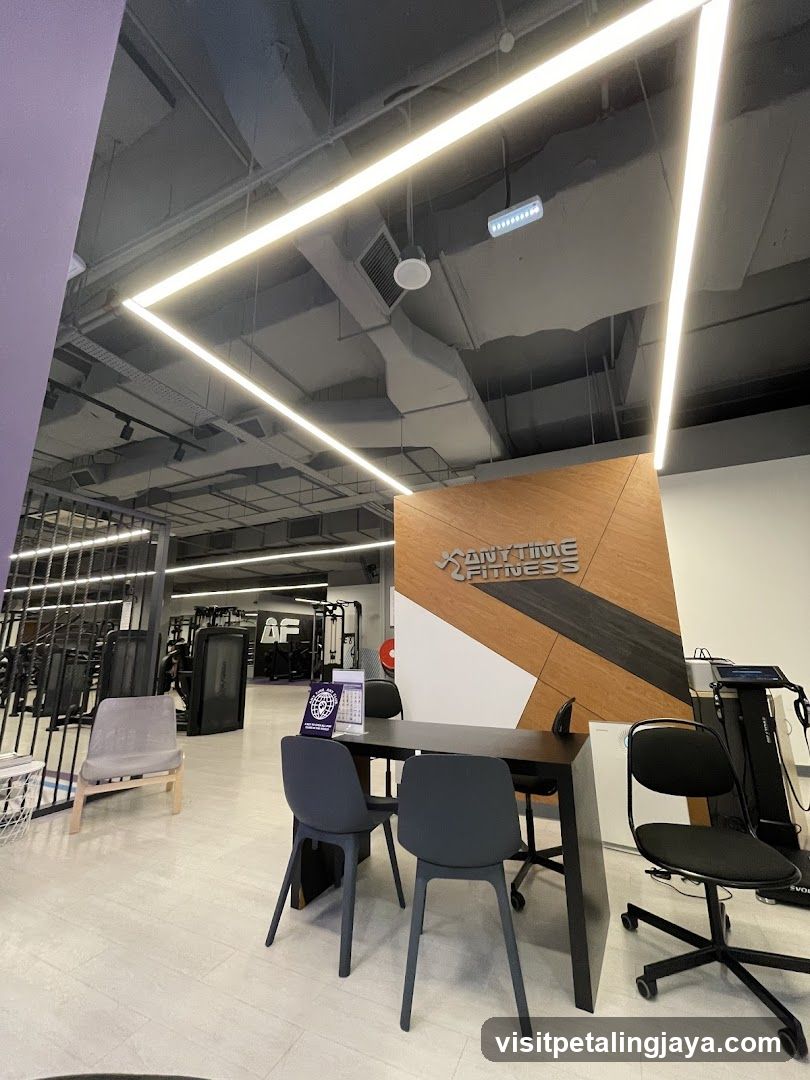 Anytime Fitness Interior Reception Area