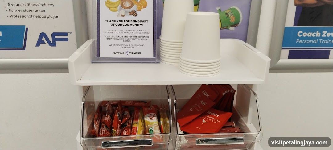 Anytime Fitness Coffee Station