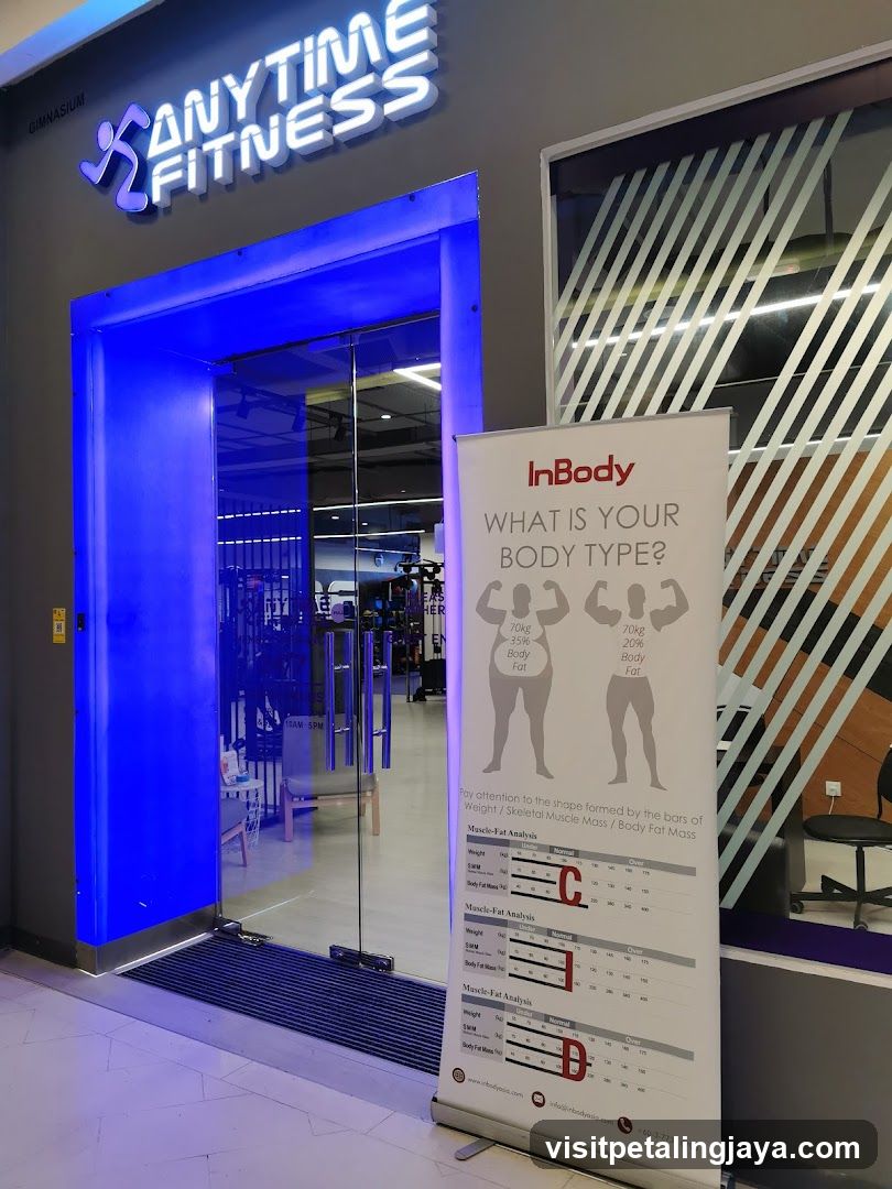 24-Hour Gym: Anytime Fitness Damansara Jaya, Atria Shopping Gallery, Petaling Jaya, Selangor.