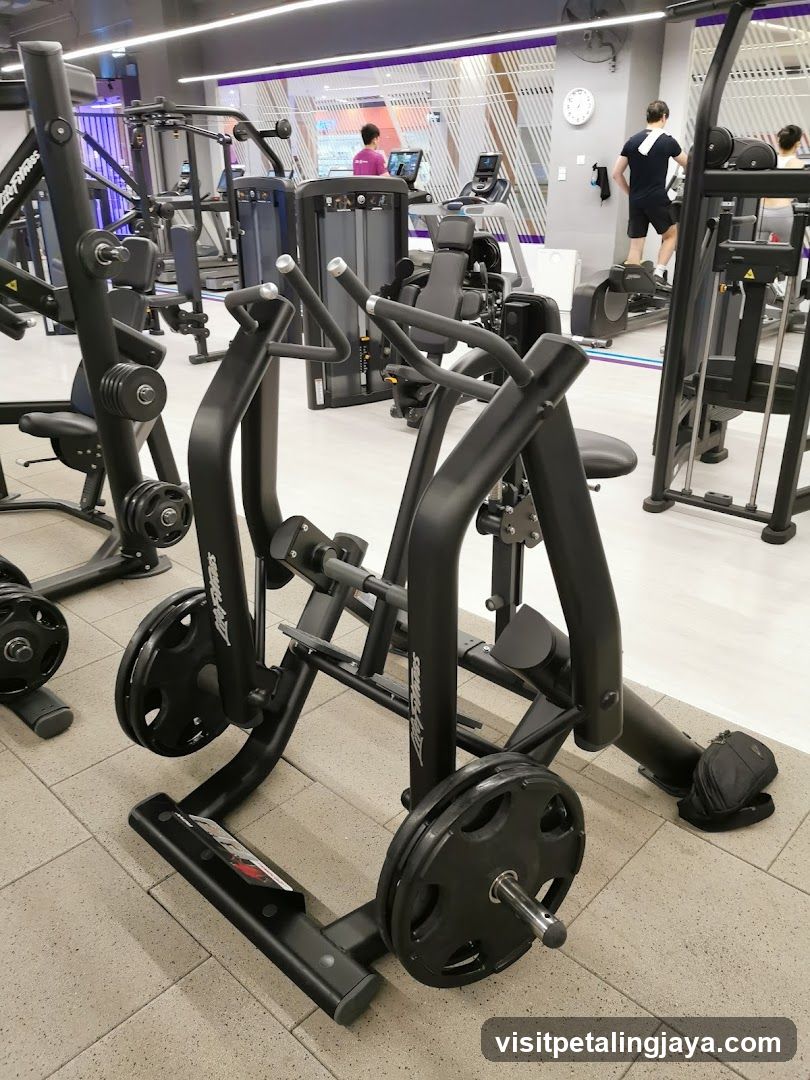 Gym Interior with Exercise Equipment