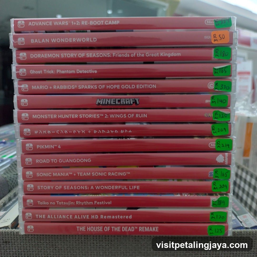 Stack of Video Game Discs