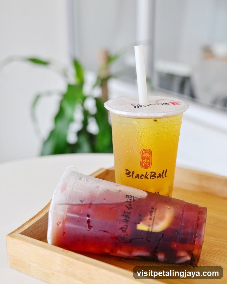 Beverages on a wooden tray