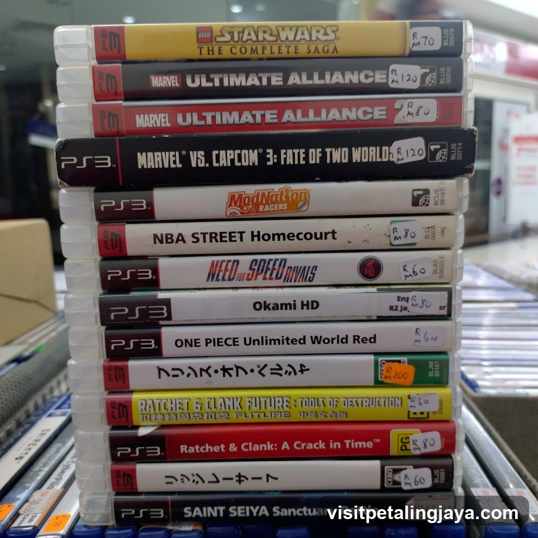 Stack of PS3 Games