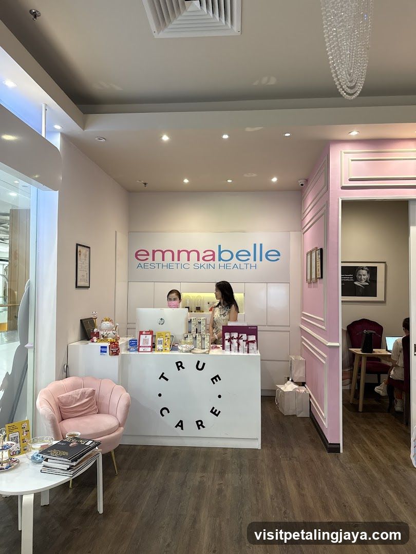 Reception Area of Emmabelle Aesthetic Skin Health