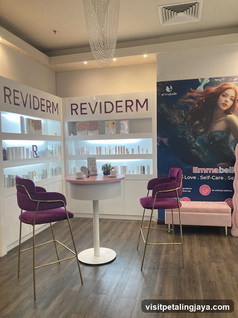Reviderm and Emmabelle Store Interior