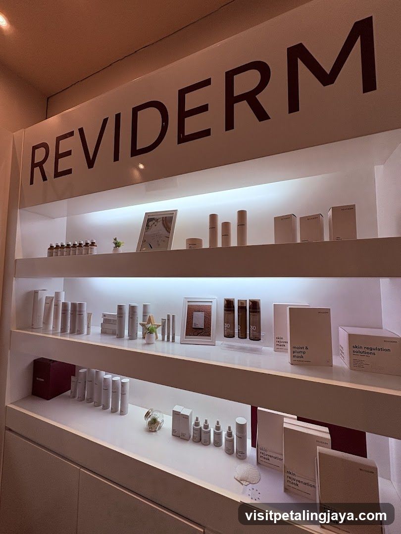 Reviderm Product Display