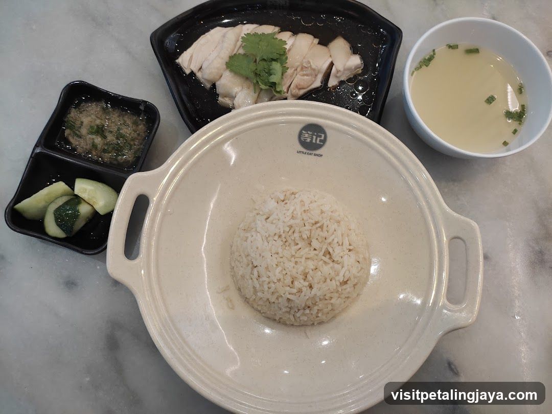 Hainanese Chicken Rice Meal