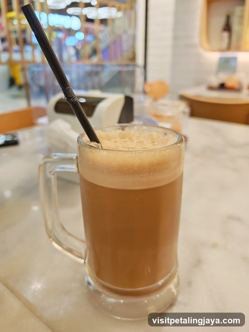 Iced Coffee in Glass Mug