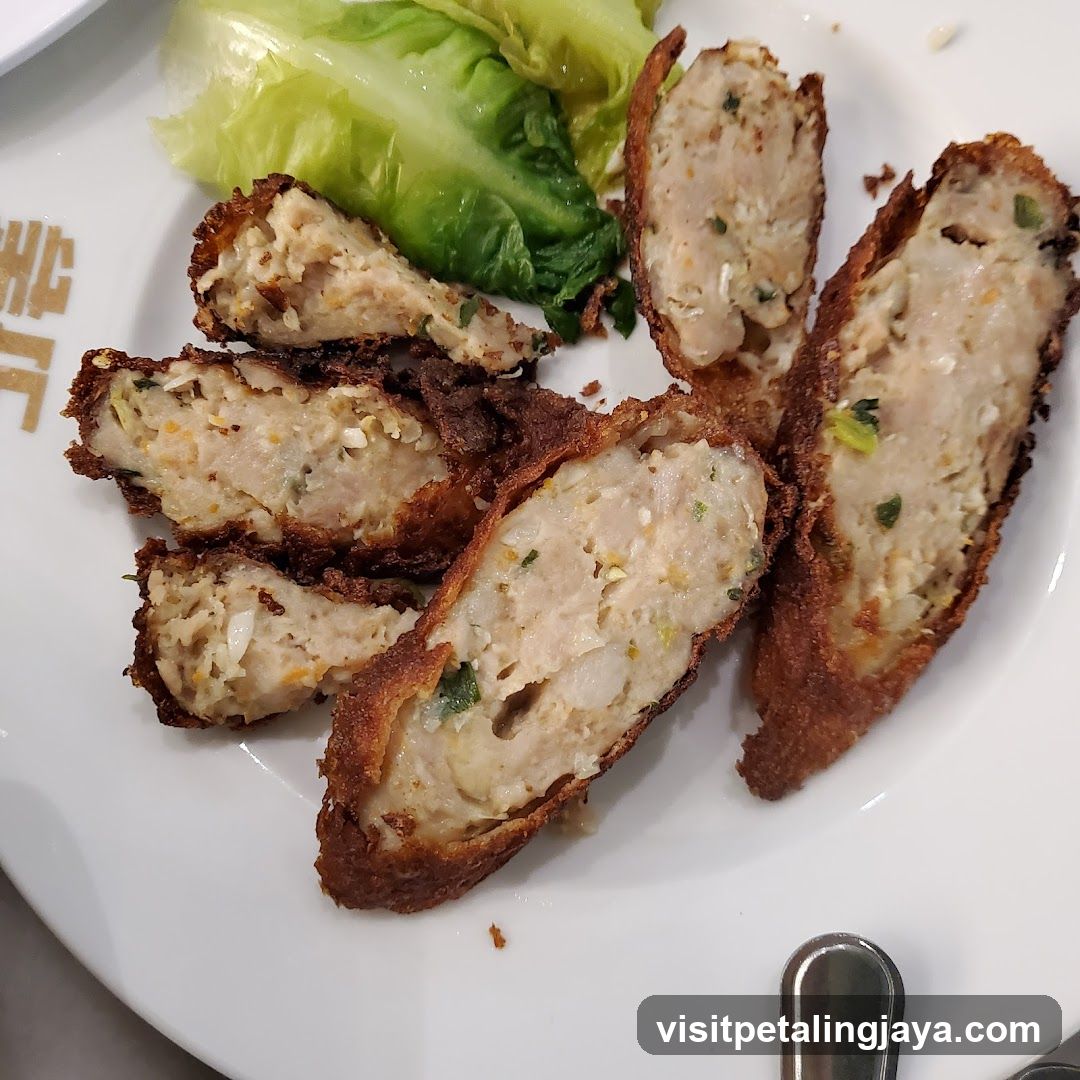 Fried Fish Cakes with Lettuce