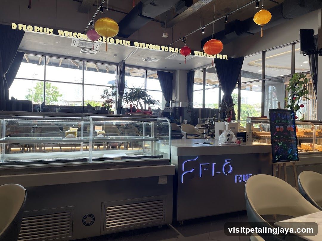 Interior of a bakery or cafe