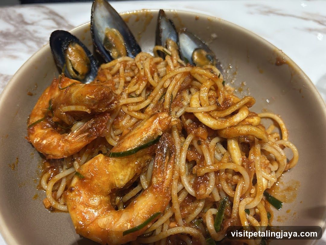 Seafood Pasta with Mussels