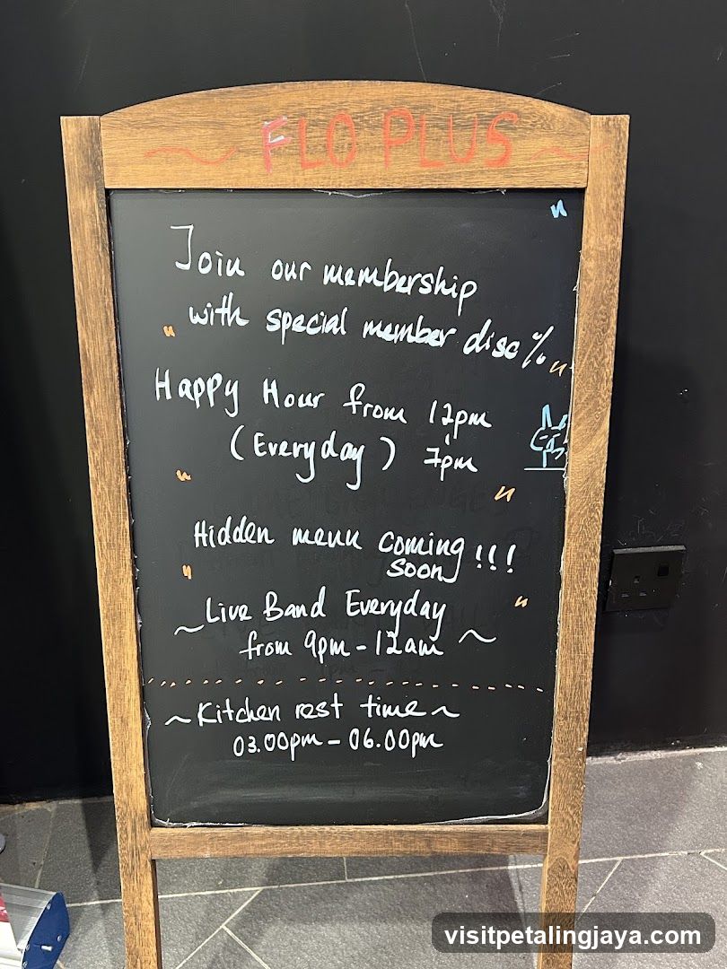 Flo Plus Chalkboard Sign