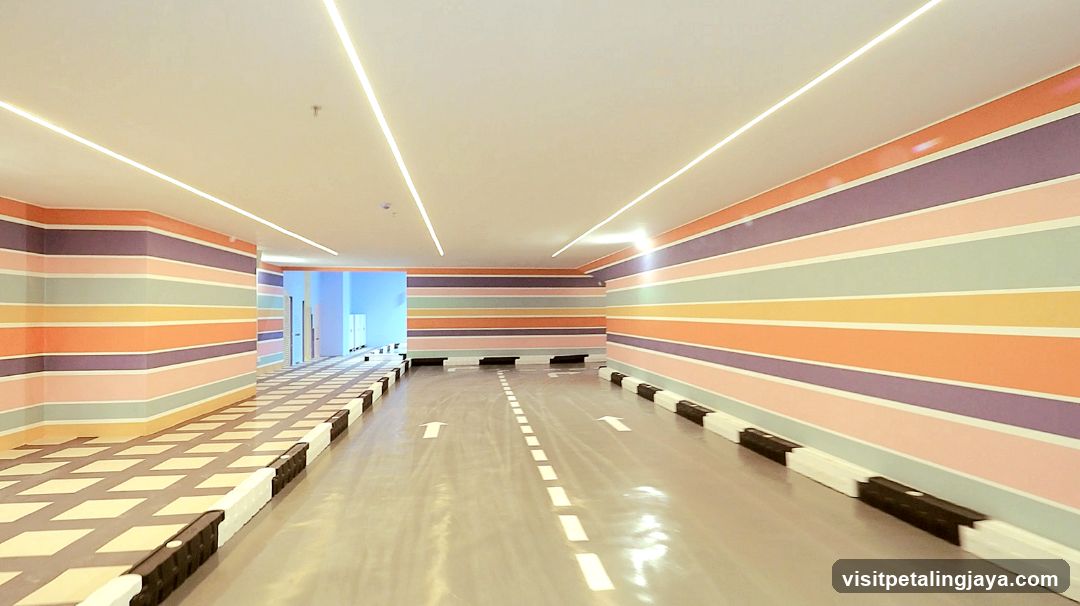 Colorful Corridor Interior