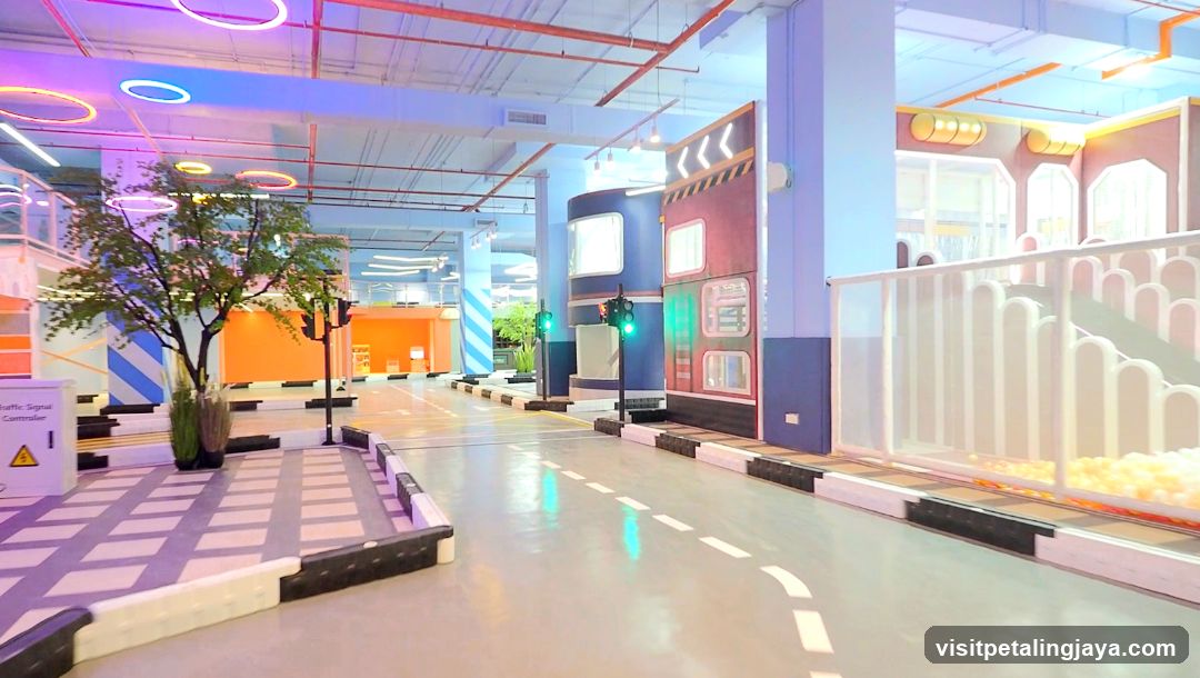 Playful Indoor City Scene