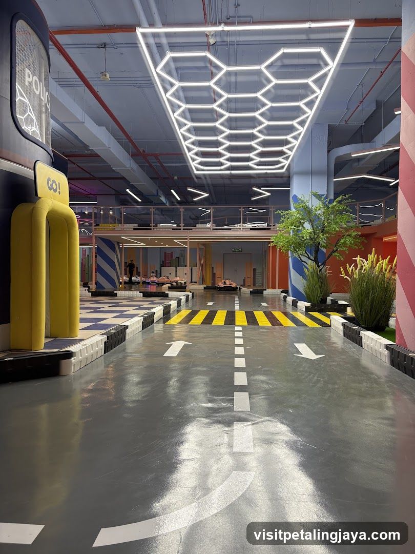 Playful Indoor Space with Neon Lighting