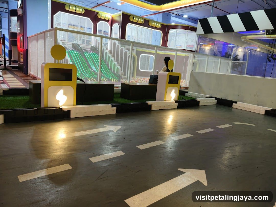 Indoor Play Area with Slides and Ball Pit