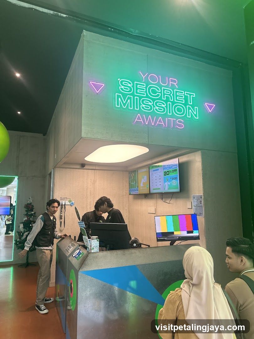 Secret Mission Awaits Reception Desk