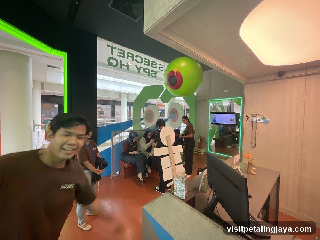 Interior of a themed attraction or shop