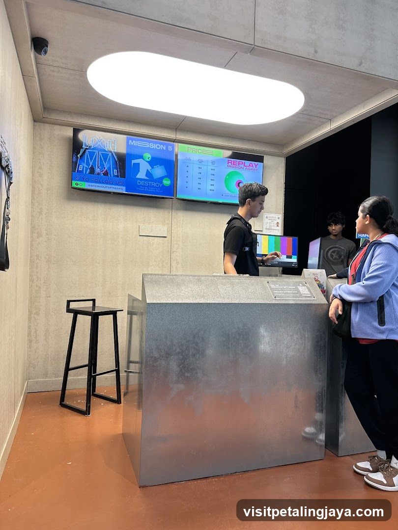 Interactive Game Station Interior