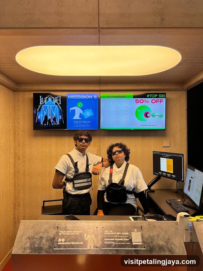 Spy Game Experience Interior