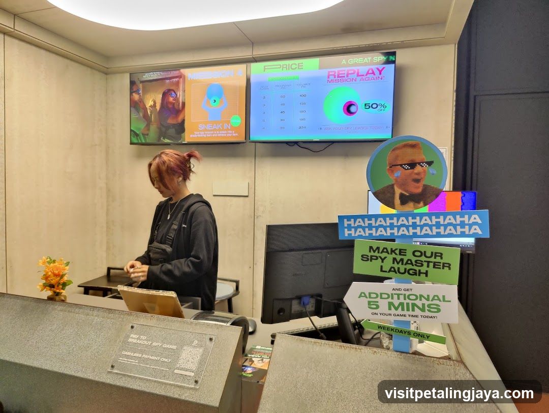 Spy Game Reception Area