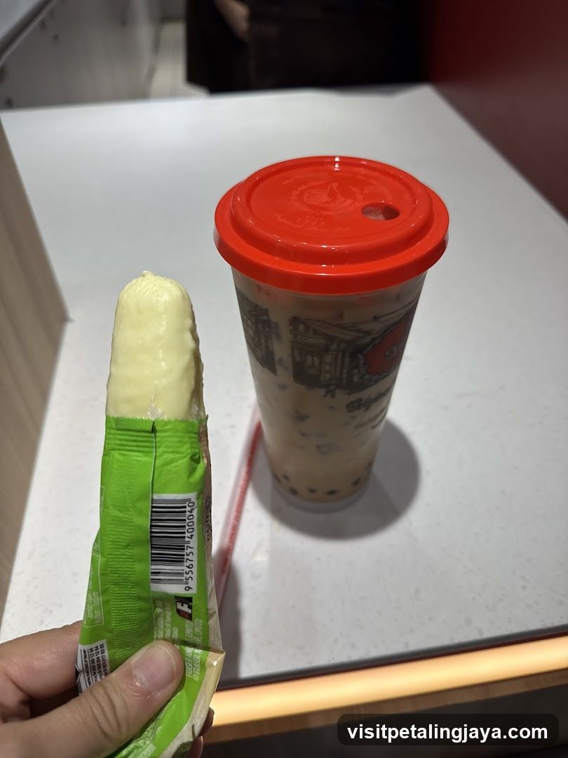 Boba Tea and Ice Cream