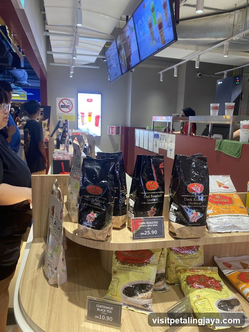 Coffee and Tea Products Display
