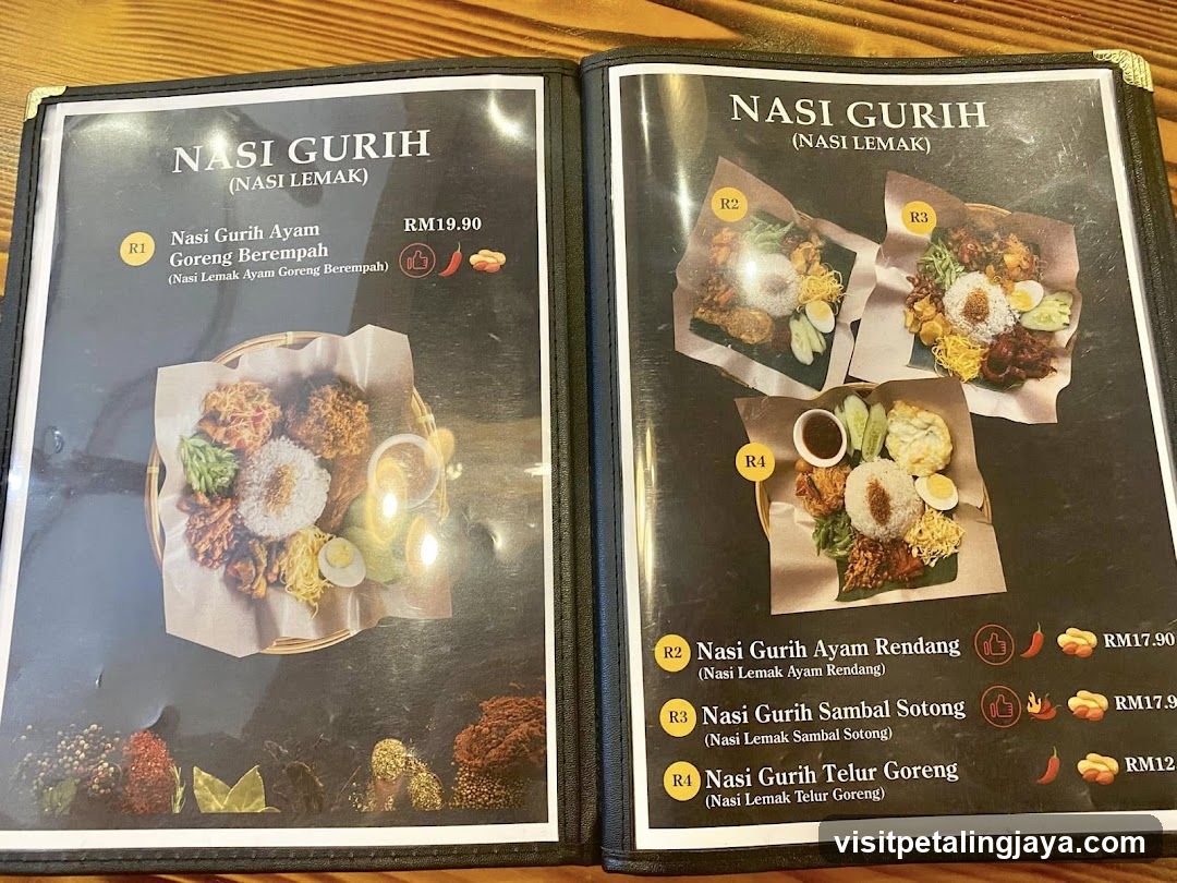 Nasi Gurih Menu