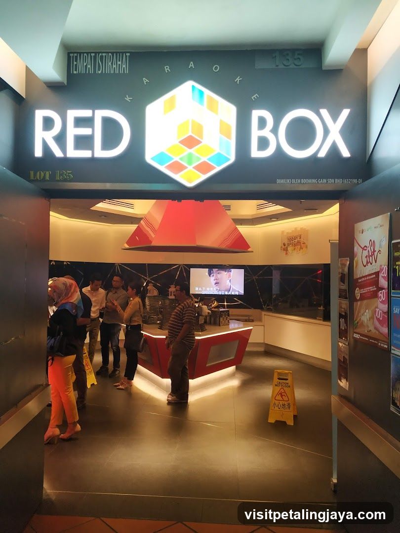 Red Box Karaoke Entrance