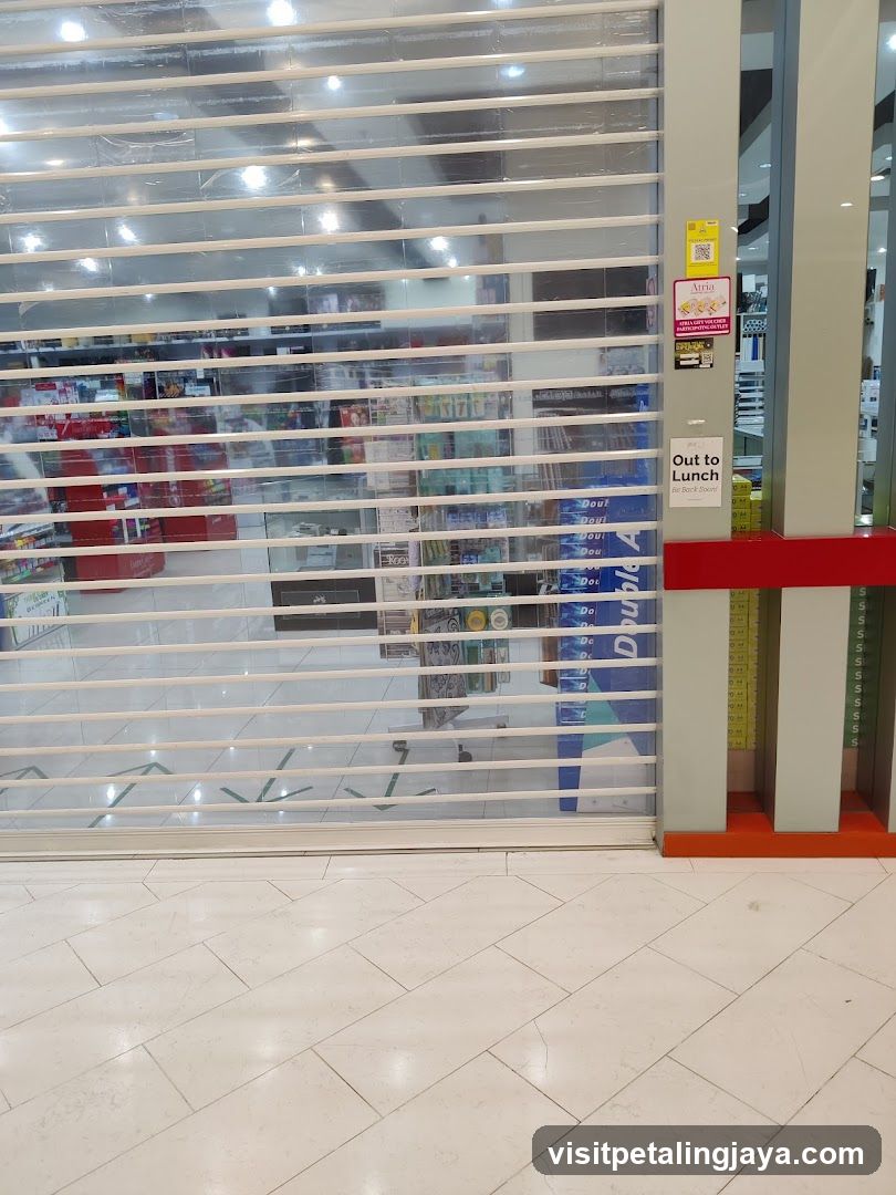 Closed Storefront with Rolling Door