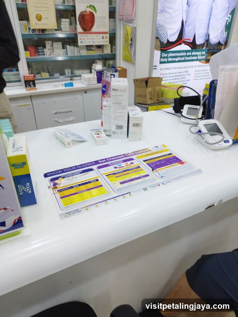Pharmacy Counter Display