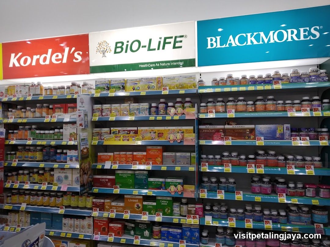 Supplement and Health Store Interior
